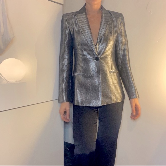 MAJE silver gorgeous blazer - Picture 2 of 15